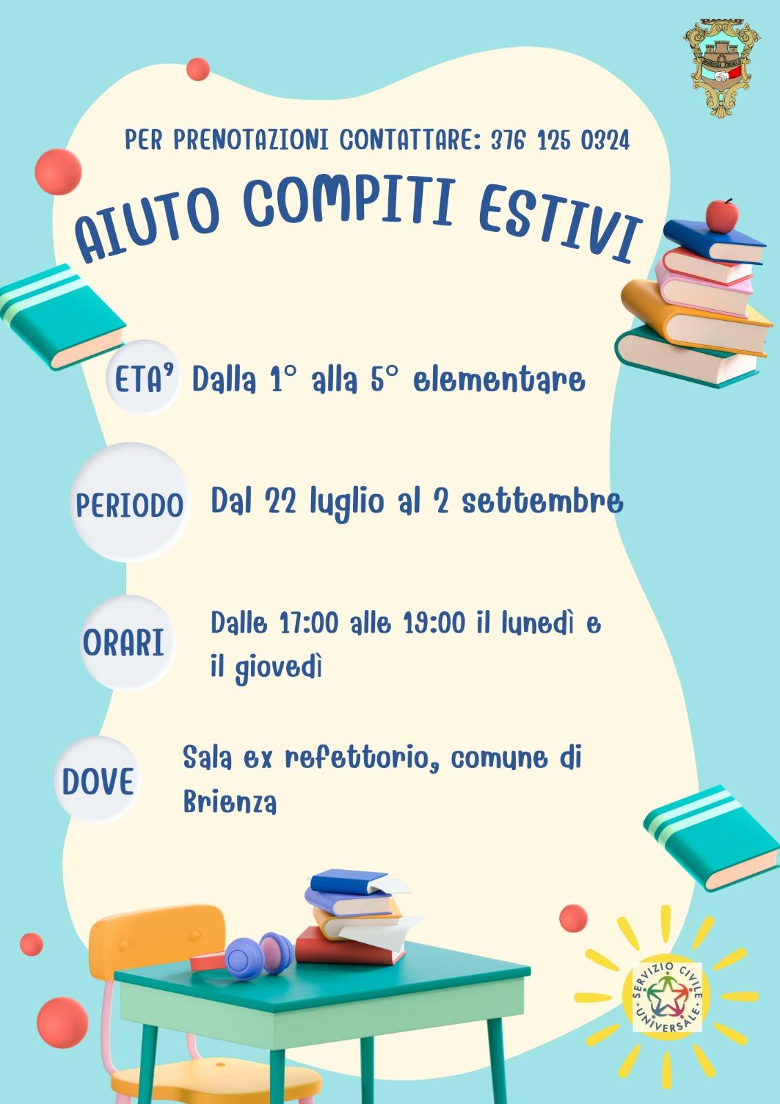 AIUTO COMPITI ESTIVI 