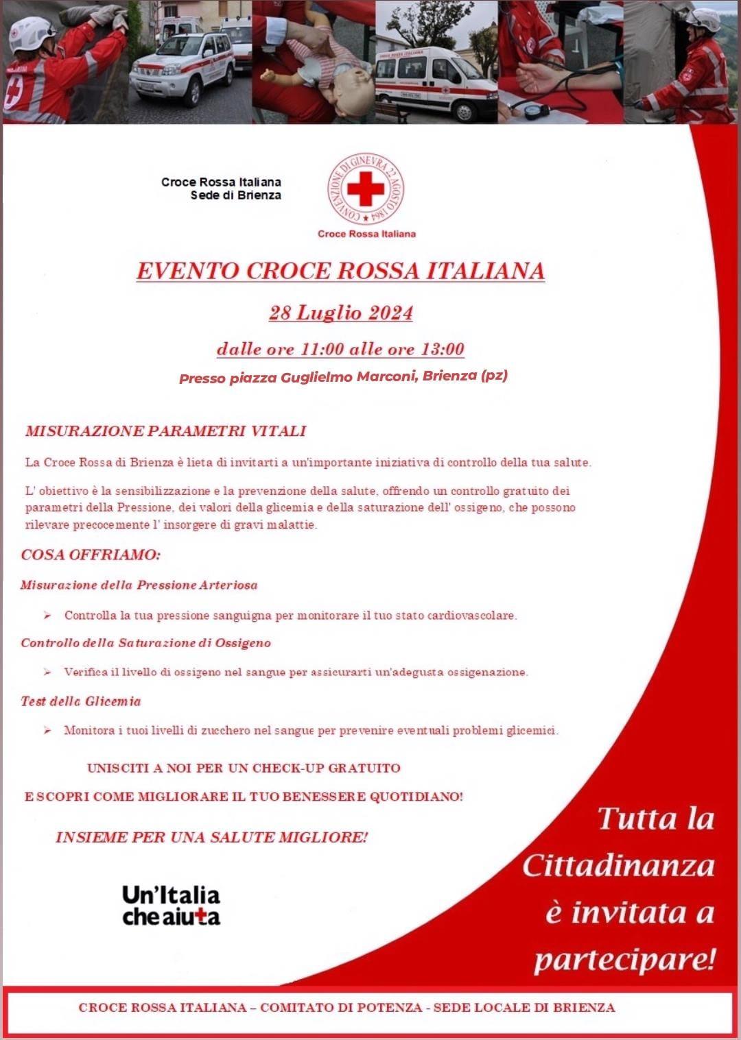 Misurazione Parametri Vitali - Croce Rossa