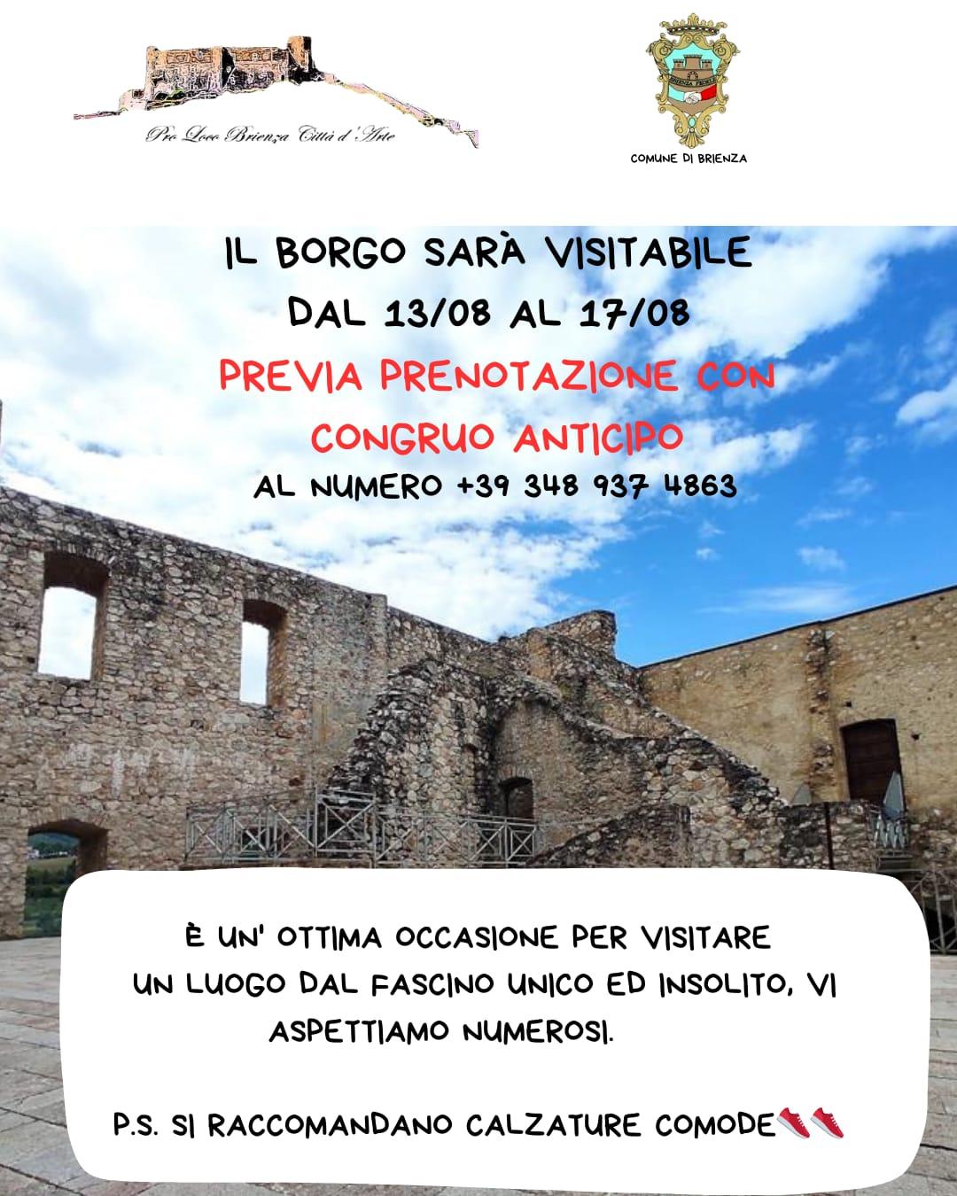 Apertura del Borgo Medievale: Visite al Castello Caracciolo dal 13 al 17 Agosto